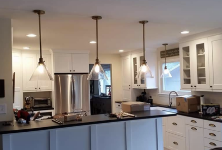 Living room recessed lighting project
